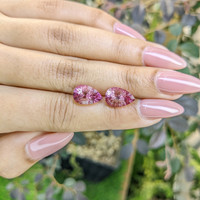 7.60&nbsp;Ct.Tw.Total Carat Weight Topaz Pair from Ceylon (Sri Lanka) Life Style