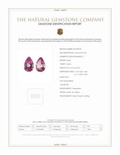 6.38 Ct.Tw.Total Carat Weight Pink Topaz Pair from Ceylon (Sri Lanka) Scan Report