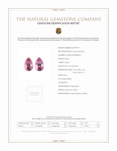 7.53 Ct.Tw.Total Carat Weight Pink Topaz Pair from Ceylon (Sri Lanka) Scan Report
