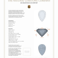 7.62&nbsp;Ct.Tw.Total Carat Weight Topaz Pair from Ceylon (Sri Lanka) 3 D Scan Report