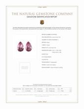 7.06 Ct.Tw.Total Carat Weight Topaz Pair from Ceylon (Sri Lanka) Scan Report