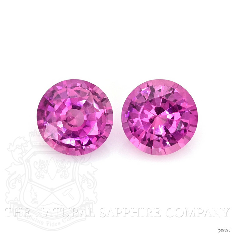 1.21 Ct.Tw. Pink Sapphire Pair from Ceylon (Sri Lanka)