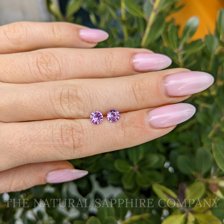 1.25 Ct.Tw. Pink Sapphire Pair from Ceylon (Sri Lanka)