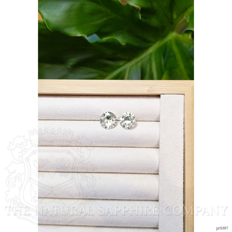 7.84 Ct.Tw. Yellow Sapphire Pair from Ceylon (Sri Lanka)