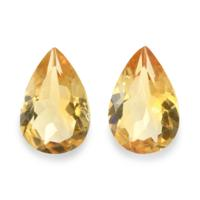 9.14&nbsp;Ct.Tw.Total Carat Weight Citrine Pair from Ceylon (Sri Lanka) Video