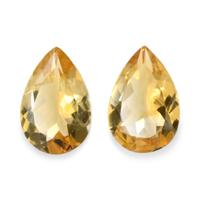 8.05&nbsp;Ct.Tw.Total Carat Weight Citrine Pair from Ceylon (Sri Lanka) Video