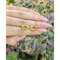 8.05&nbsp;Ct.Tw.Total Carat Weight Citrine Pair from Ceylon (Sri Lanka) Life Style