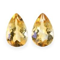 11.09&nbsp;Ct.Tw.Total Carat Weight Citrine Pair from Ceylon (Sri Lanka) Video