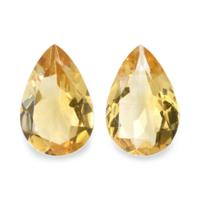 8.54&nbsp;Ct.Tw.Total Carat Weight Citrine Pair from Ceylon (Sri Lanka) Video