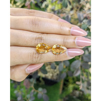 8.54&nbsp;Ct.Tw.Total Carat Weight Citrine Pair from Ceylon (Sri Lanka) Life Style
