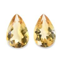 8.83&nbsp;Ct.Tw.Total Carat Weight Citrine Pair from Ceylon (Sri Lanka) Video