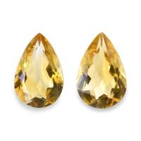 8.69&nbsp;Ct.Tw.Total Carat Weight Citrine Pair from Ceylon (Sri Lanka) Video