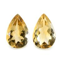 9.28&nbsp;Ct.Tw.Total Carat Weight Citrine Pair from Ceylon (Sri Lanka) Video