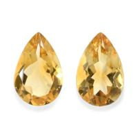 9.86&nbsp;Ct.Tw.Total Carat Weight Citrine Pair from Ceylon (Sri Lanka) Video