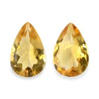 8.68&nbsp;Ct.Tw.Total Carat Weight Citrine Pair from Ceylon (Sri Lanka) Video