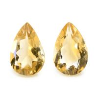 9.17&nbsp;Ct.Tw.Total Carat Weight Citrine Pair from Ceylon (Sri Lanka) Video