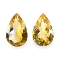 8.85&nbsp;Ct.Tw.Total Carat Weight Citrine Pair from Ceylon (Sri Lanka) Video