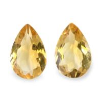 8.69&nbsp;Ct.Tw.Total Carat Weight Citrine Pair from Ceylon (Sri Lanka) Video