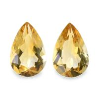 9.44&nbsp;Ct.Tw.Total Carat Weight Citrine Pair from Ceylon (Sri Lanka) Video