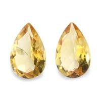 8.98&nbsp;Ct.Tw.Total Carat Weight Citrine Pair from Ceylon (Sri Lanka) Video