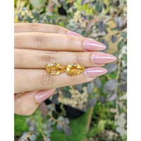 8.98&nbsp;Ct.Tw.Total Carat Weight Citrine Pair from Ceylon (Sri Lanka) Life Style