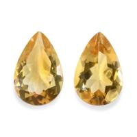 9.57&nbsp;Ct.Tw.Total Carat Weight Citrine Pair from Ceylon (Sri Lanka) Video