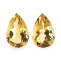 9.93&nbsp;Ct.Tw.Total Carat Weight Citrine Pair from Ceylon (Sri Lanka) Video