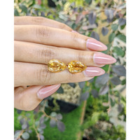 9.93&nbsp;Ct.Tw.Total Carat Weight Citrine Pair from Ceylon (Sri Lanka) Life Style
