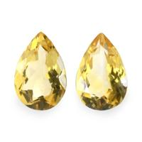 9.59&nbsp;Ct.Tw.Total Carat Weight Citrine Pair from Ceylon (Sri Lanka) Video
