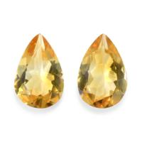 10.17&nbsp;Ct.Tw.Total Carat Weight Citrine Pair from Ceylon (Sri Lanka) Video