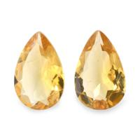 8.58&nbsp;Ct.Tw.Total Carat Weight Citrine Pair from Ceylon (Sri Lanka) Video