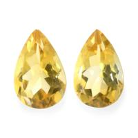 10.10&nbsp;Ct.Tw.Total Carat Weight Citrine Pair from Ceylon (Sri Lanka) Video