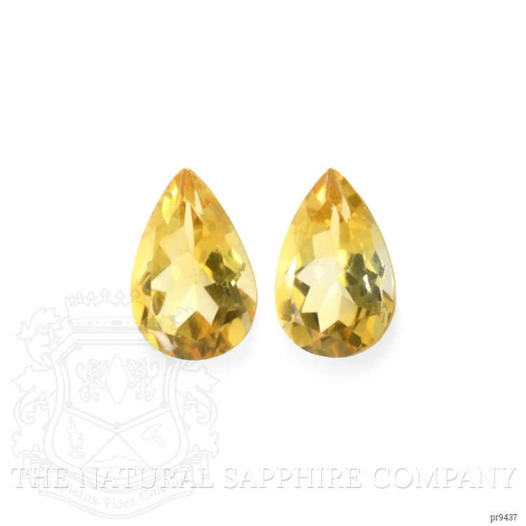 10.10 Ct.Tw. Citrine Pair from Ceylon (Sri Lanka)