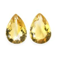 8.13&nbsp;Ct.Tw.Total Carat Weight Citrine Pair from Ceylon (Sri Lanka) Video