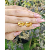 9.06&nbsp;Ct.Tw.Total Carat Weight Citrine Pair from Ceylon (Sri Lanka) Life Style