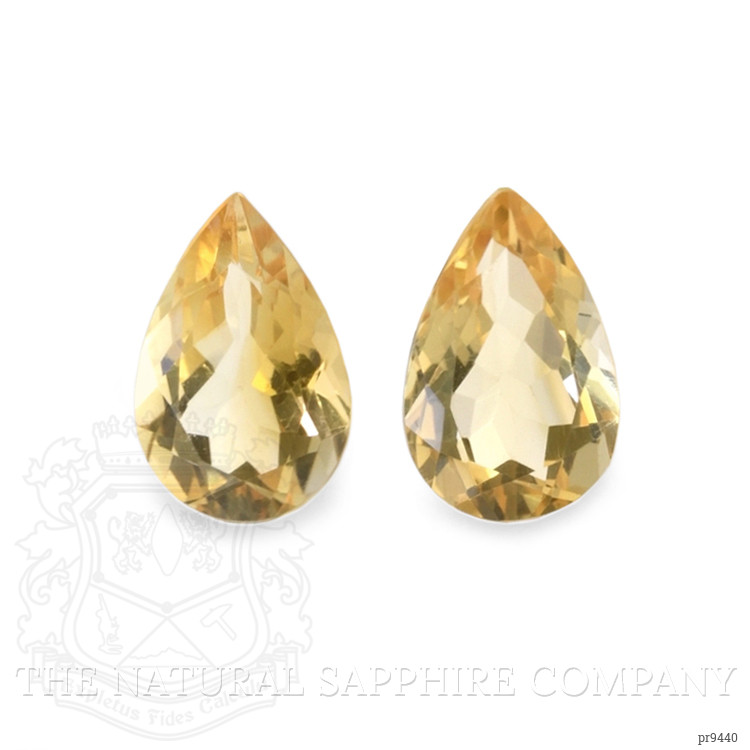 10.12 Ct.Tw. Citrine Pair from Ceylon (Sri Lanka)