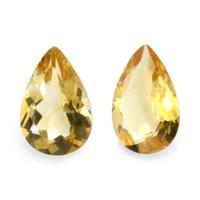 8.88&nbsp;Ct.Tw.Total Carat Weight Citrine Pair from Ceylon (Sri Lanka) Video