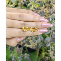 8.88&nbsp;Ct.Tw.Total Carat Weight Citrine Pair from Ceylon (Sri Lanka) Life Style