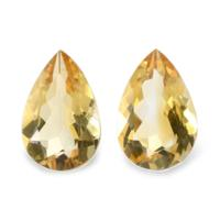 9.21&nbsp;Ct.Tw.Total Carat Weight Citrine Pair from Ceylon (Sri Lanka) Video