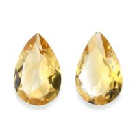 7.92&nbsp;Ct.Tw.Total Carat Weight Citrine Pair from Ceylon (Sri Lanka) Video