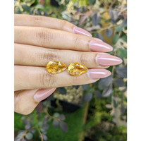 9.35&nbsp;Ct.Tw.Total Carat Weight Citrine Pair from Ceylon (Sri Lanka) Life Style