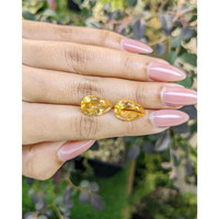 9.13&nbsp;Ct.Tw.Total Carat Weight Citrine Pair from Ceylon (Sri Lanka) Life Style