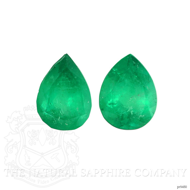 2.75 Ct.Tw. Emerald Pair from Colombia