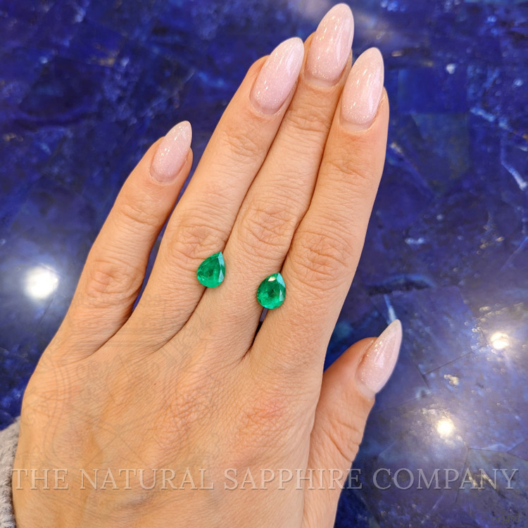 2.75 Ct.Tw. Emerald Pair from Colombia