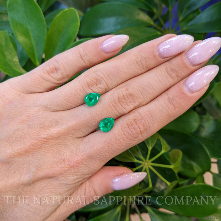 2.75 Ct.Tw. Emerald Pair from Colombia