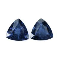 2.36&nbsp;Ct.Tw.Total Carat Weight Blue Sapphire Pair from Ceylon (Sri Lanka) Video