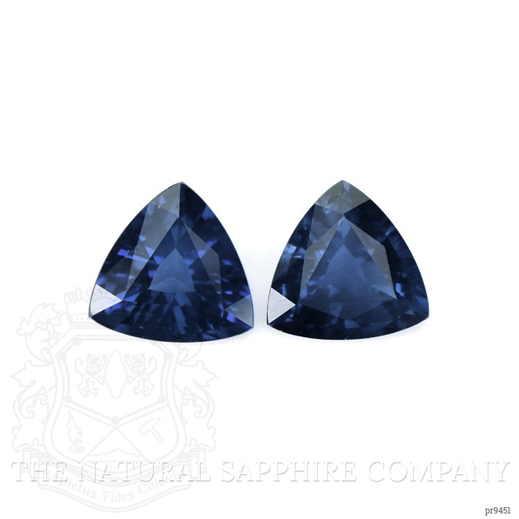 2.36 Ct.Tw. Blue Sapphire Pair from Ceylon (Sri Lanka)