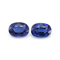 2.48&nbsp;Ct.Tw.Total Carat Weight Blue Sapphire Pair from Ceylon (Sri Lanka) Video