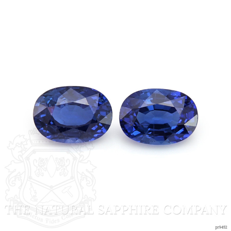 2.48 Ct.Tw. Blue Sapphire Pair from Ceylon (Sri Lanka)