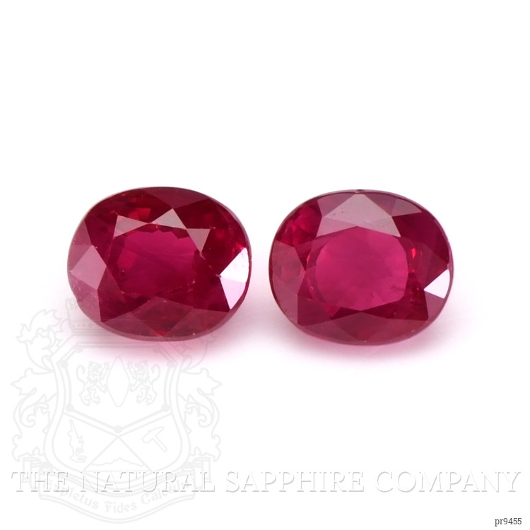 2.02 Ct.Tw. Ruby Pair from Mozambique